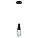 SATCO/NUVO Lacey 4 Inch LED Pendant RGB/Tunable White Starfish Enabled Matte Black With K9 Bubble Crystal (62-6002)