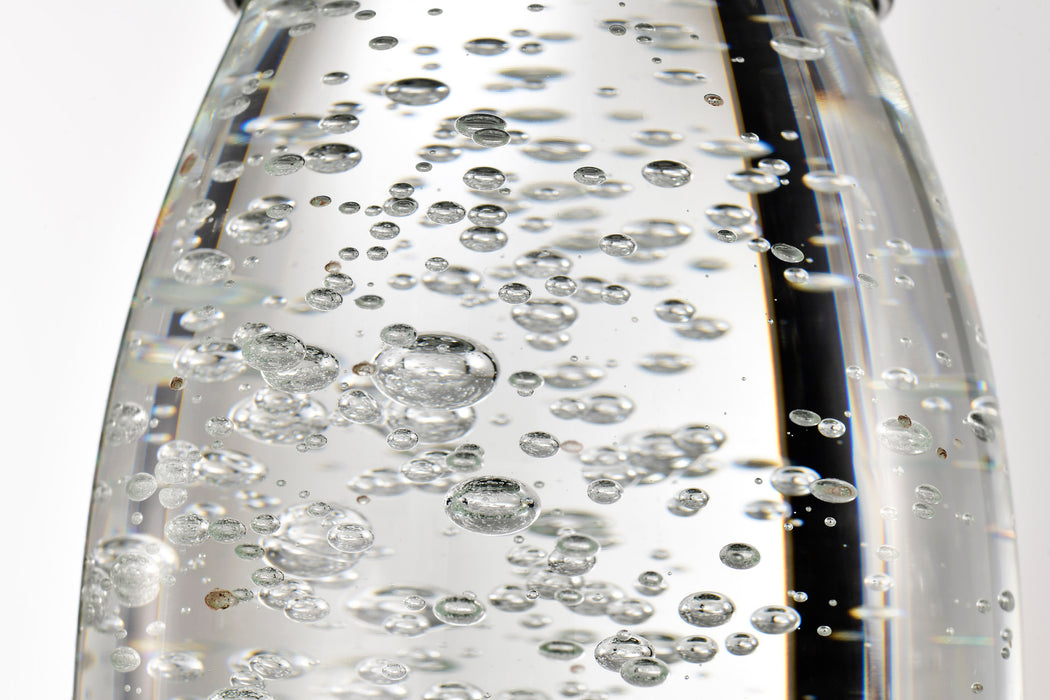 SATCO/NUVO Lacey 4 Inch LED Pendant RGB/Tunable White Starfish Enabled Matte Black With K9 Bubble Crystal (62-6002)