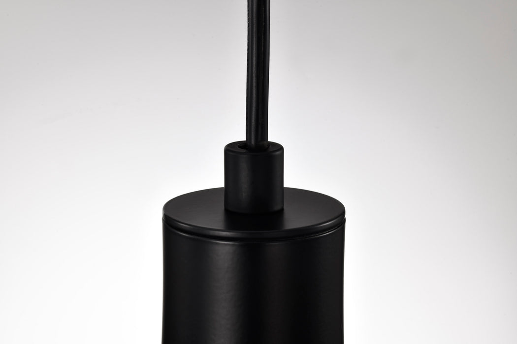 SATCO/NUVO Lacey 4 Inch LED Pendant RGB/Tunable White Starfish Enabled Matte Black With K9 Bubble Crystal (62-6002)