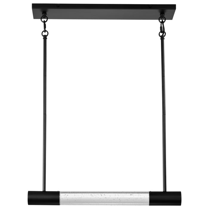 SATCO/NUVO Lacey 10 Inch LED Island Pendant RGB/Tunable White Starfish Enabled Matte Black With K9 Bubble Crystal (62-6003)
