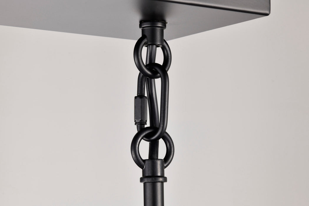 SATCO/NUVO Lacey 10 Inch LED Island Pendant RGB/Tunable White Starfish Enabled Matte Black With K9 Bubble Crystal (62-6003)