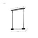 SATCO/NUVO Lacey 10 Inch LED Island Pendant RGB/Tunable White Starfish Enabled Matte Black With K9 Bubble Crystal (62-6003)