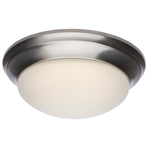 SATCO/NUVO 18W Flush Mount Twist And Lock Fixture LED 12 Inch Matte Black Finish Frosted Glass 1500Lm 3000K 90 CRI  (62-687)