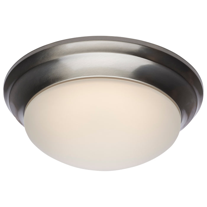 SATCO/NUVO 18W Flush Mount Twist And Lock Fixture LED 12 Inch Matte Black Finish Frosted Glass 1500Lm 3000K 90 CRI  (62-687)