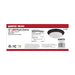 SATCO/NUVO 18W Flush Mount Twist And Lock Fixture LED 12 Inch Matte Black Finish Frosted Glass 1500Lm 3000K 90 CRI  (62-687)