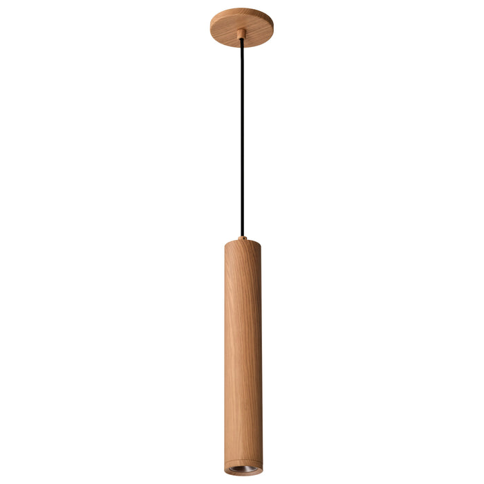 SATCO/NUVO Century 12W 16 Inch LED Pendant Ash Wood Finish (62-820)