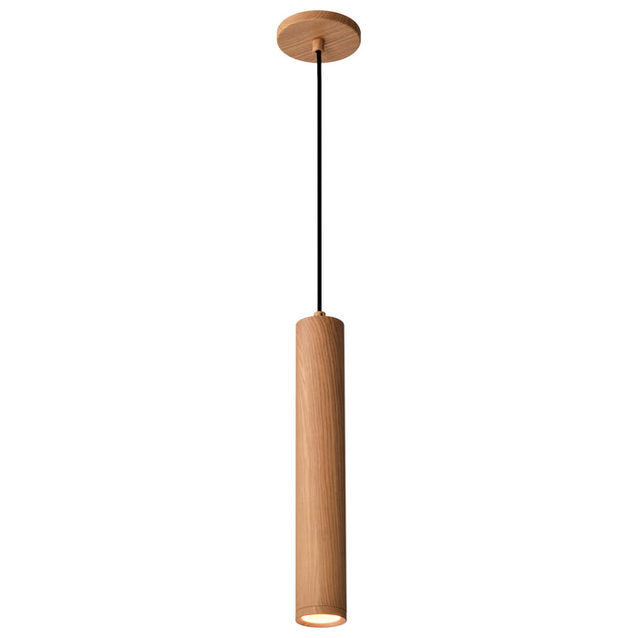 SATCO/NUVO Century 12W 16 Inch LED Pendant Ash Wood Finish (62-820)