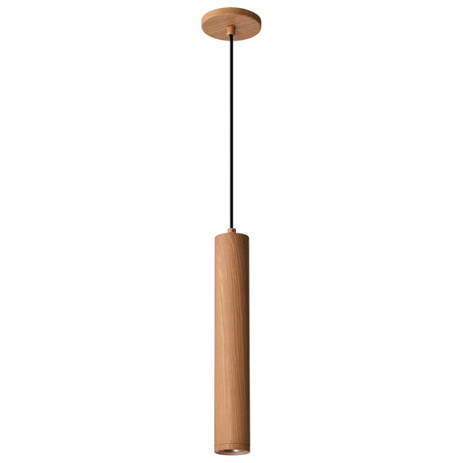 SATCO/NUVO Century 12W 16 Inch LED Pendant Ash Wood Finish (62-820)