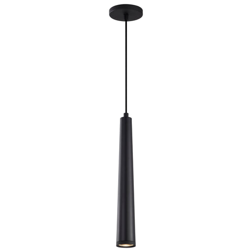 SATCO/NUVO Melrose 12W 16 Inch LED Pendant Matte Black Finish (62-826)