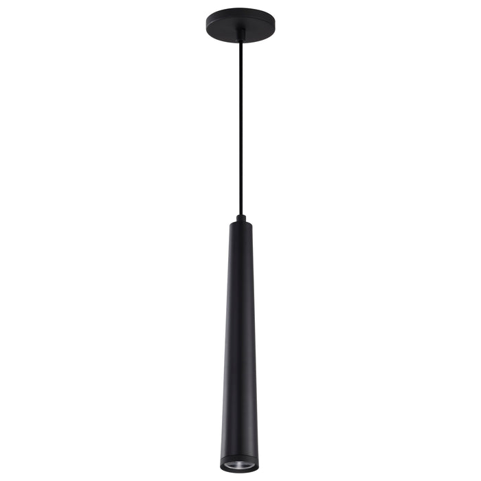 SATCO/NUVO Melrose 12W 16 Inch LED Pendant Matte Black Finish (62-826)