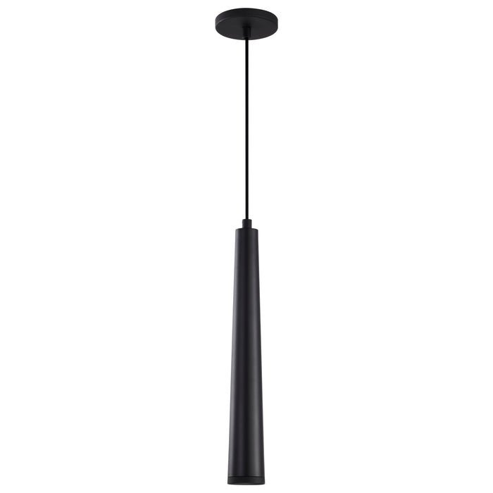 SATCO/NUVO Melrose 12W 16 Inch LED Pendant Matte Black Finish (62-826)