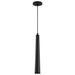 SATCO/NUVO Melrose 12W 16 Inch LED Pendant Matte Black Finish (62-826)