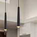 SATCO/NUVO Melrose 12W 16 Inch LED Pendant Matte Black And Brushed Brass Finish (62-828)