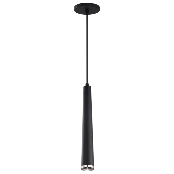 SATCO/NUVO Melrose 12W 16 Inch LED Pendant Matte Black And Brushed Nickel Finish (62-829)