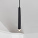 SATCO/NUVO Melrose 12W 16 Inch LED Pendant Matte Black And Brushed Nickel Finish (62-829)