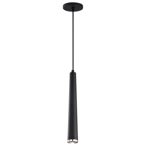 SATCO/NUVO Melrose 12W 16 Inch LED Pendant Matte Black And Brushed Nickel Finish (62-829)