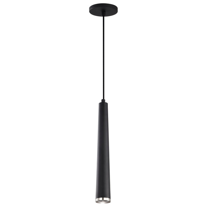 SATCO/NUVO Melrose 12W 16 Inch LED Pendant Matte Black And Brushed Nickel Finish (62-829)