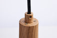 SATCO/NUVO Melrose 12W 16 Inch LED Pendant Ash Wood Finish (62-830)