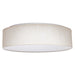 SATCO/NUVO 15 Inch CCT Selectable Fabric Drum LED Decor Flush Mount Fixture Beige Fabric Shade Acrylic Diffuser (62-998)