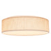 SATCO/NUVO 15 Inch CCT Selectable Fabric Drum LED Decor Flush Mount Fixture Beige Fabric Shade Acrylic Diffuser (62-998)
