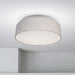 SATCO/NUVO 15 Inch CCT Selectable Fabric Drum LED Decor Flush Mount Fixture Beige Fabric Shade Acrylic Diffuser (62-998)