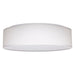 SATCO/NUVO 15 Inch CCT Selectable Fabric Drum LED Decor Flush Mount Fixture White Fabric Shade Acrylic Diffuser (62-999)