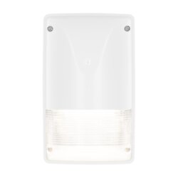 Sylvania MWLPAKN2A/S030UNHD8SC2/WH/P Mini LED Wall Pack Non-Cutoff 2A Wattage/CCT Selectable 10W/20W/30W 3000K/4000K/5000K 120-347V 0-10V Dimming White Photocell (62418)