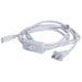 SATCO/NUVO 8-Foot Power Cord Line Switch White Finish (63-411)