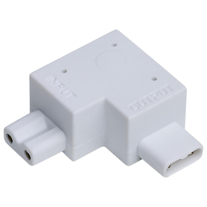 SATCO/NUVO L-Connector Right Angle White Finish (63-415)