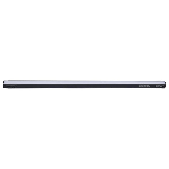 SATCO/NUVO 8W 21-Inch LED Under Cabinet CCT Selectable 3000K/4000K/5000K 90 CRI 120V Black Finish (63-453)
