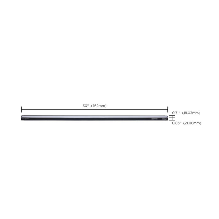 SATCO/NUVO 10W 30-Inch LED Under Cabinet CCT Selectable 3000K/4000K/5000K 90 CRI 120V Black Finish (63-454)