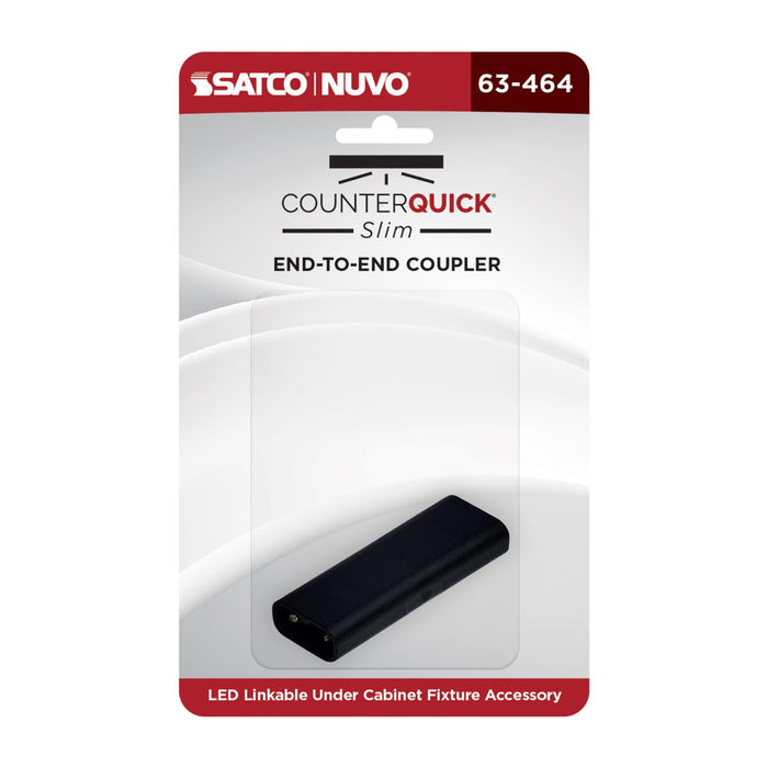 SATCO/NUVO End-To-End Coupler Black Finish (63-464)