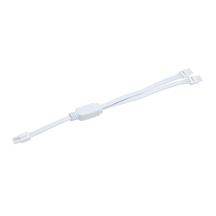 SATCO/NUVO Y-Splitter For Under Cabinet LED Fixtures White Finish (63-519)