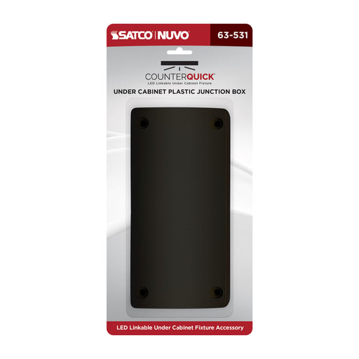 SATCO/NUVO Under Cabinet Junction Box Plastic Dark Bronze (63-531)