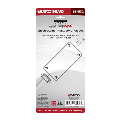 SATCO/NUVO Under Cabinet Junction Box Metal Dark Bronze (63-532)