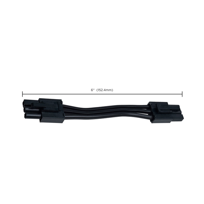 SATCO/NUVO Under Cabinet Linking Cable 6 Inch Black (63-533)
