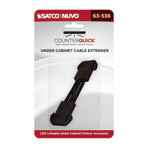 SATCO/NUVO Under Cabinet Connectable Linking Black (63-536)