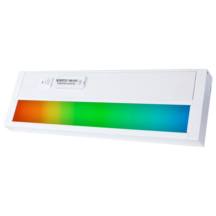 SATCO/NUVO 11 Inch LED RGB Smart Under Cabinet Light 6.5W 120V White (63-551)