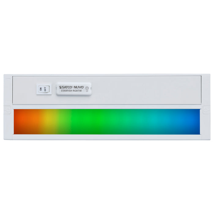 SATCO/NUVO 11 Inch LED RGB Smart Under Cabinet Light 6.5W 120V White (63-551)