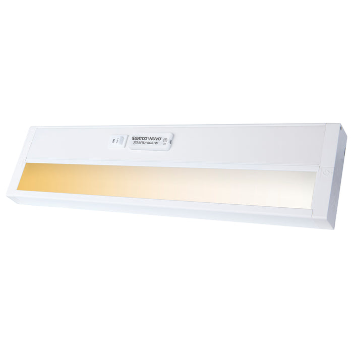 SATCO/NUVO 14 Inch LED RGB Smart Under Cabinet Light 9W 120V White (63-552)