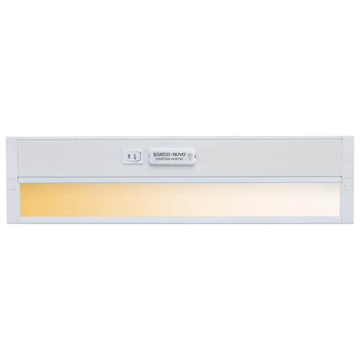 SATCO/NUVO 14 Inch LED RGB Smart Under Cabinet Light 9W 120V White (63-552)