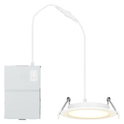 Sylvania 63054 LEDMD4R3A800ST9SC3WH 4 Inch Round Slim LED Microdisk ...
