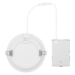 Sylvania 63055 LEDMD6R3A800ST9SC3WH 6 Inch Round Slim LED Microdisk ...