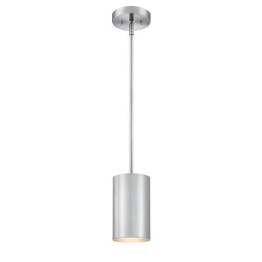 Westinghouse Phelps One-Light Indoor Mini Pendant Brushed Nickel Finish Metal Shade (63189LE)