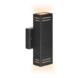 Sylvania SCONCEDTD1A1000S8SC3BL Dusk To Dawn Wall Lantern CCT Selectable 2700K/3000K/3500K/4000K/5000K 1000Lm 120V 80 CRI Black (63471)