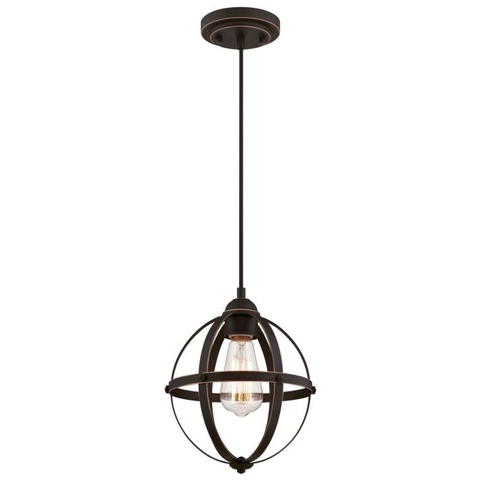 Westinghouse Mini Pendant Oil Rubbed Bronze Finish With Highlights (6361900)
