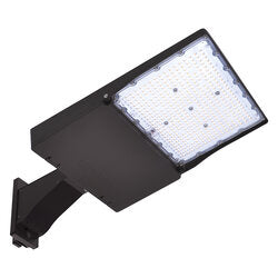 Sylvania AREAFLD4AS100UNVD830FRBL LED Area Flood Light Wattage Selectable 50W/70W/100W 120-277V 0-10V Dimming 3000K 80 CRI Front Row Distribution Black (63805)