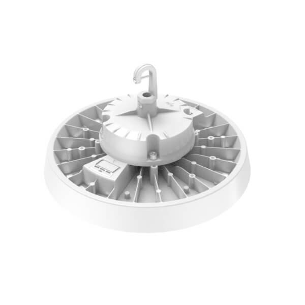 ETI ERHB-22L-LB3-8-CP3-MV-LVD-WH Round LED High Bay 100-120-150W 13500-22500Lm 3500K/4000K/5000K 80 CRI 0-10V Dimmable 120-277V (63815201)