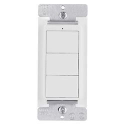 Sylvania WALLSWITCH1A3KEYUNVBLE 120-277V 3 Key Wall Switch For Bluetooth Technology Allows On/Off/Raise Low (63829)
