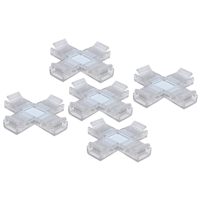 SATCO/NUVO Starfish 4-Way Tape Connector 5-Pack (64-175)